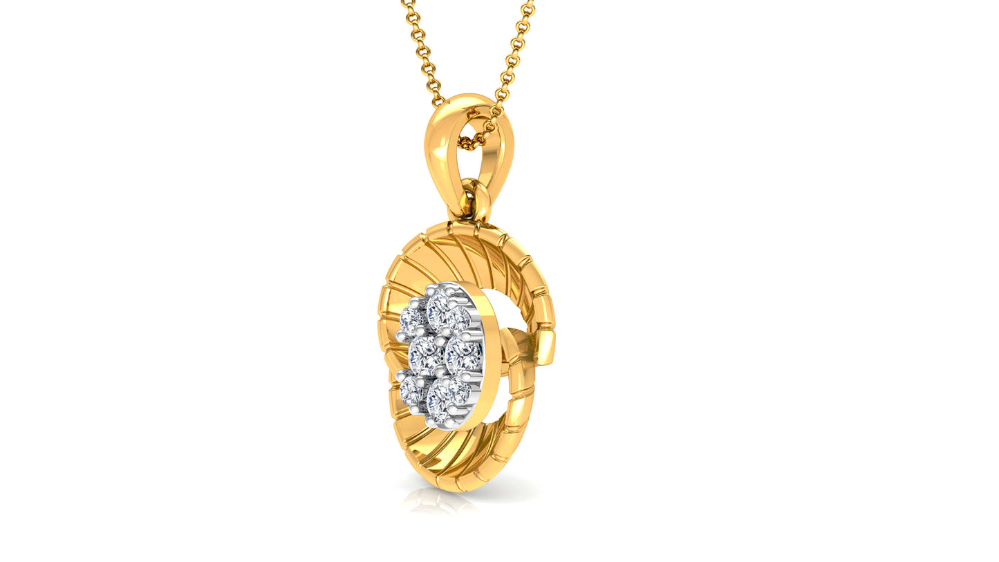 Satellite Beauty Diamond Earrings And Pendant Set