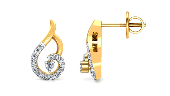 Swan Crush Diamond Earrings