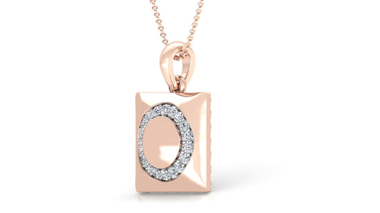 O' for Only You Diamond Earrings And Pendant Set