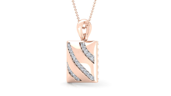 Coss Bands Diamond Earrings And Pendant Set