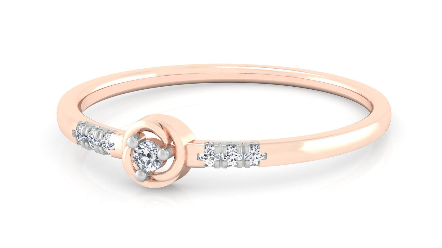 Dual Band Diamond Ring