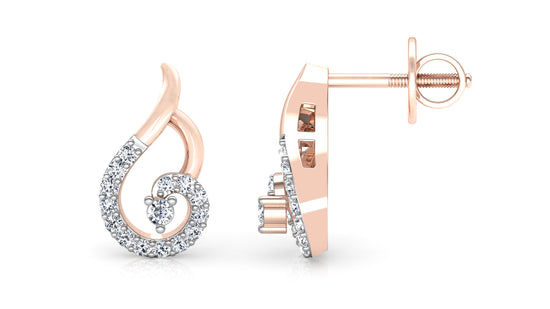 Swan Crush Diamond Earrings