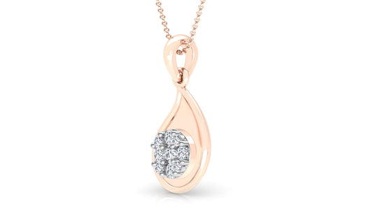 Grand Floret Diamond Earrings And Pendant Set