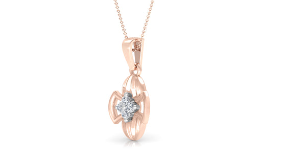 Nutty Delight Diamond Earrings And Pendant Set