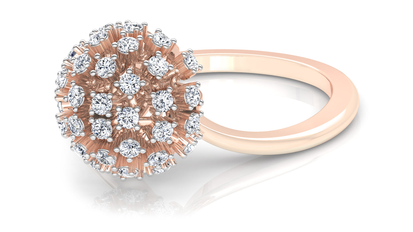 Clump Beauty Diamond Ring