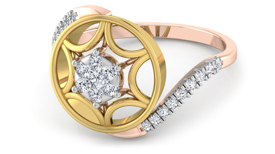 Moon Spritz Diamond Ring