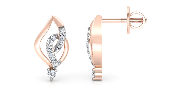 Shine Tone Diamond Earrings