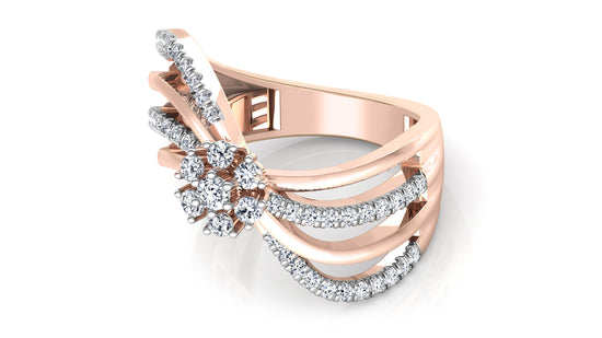 River Touch Diamond Ring