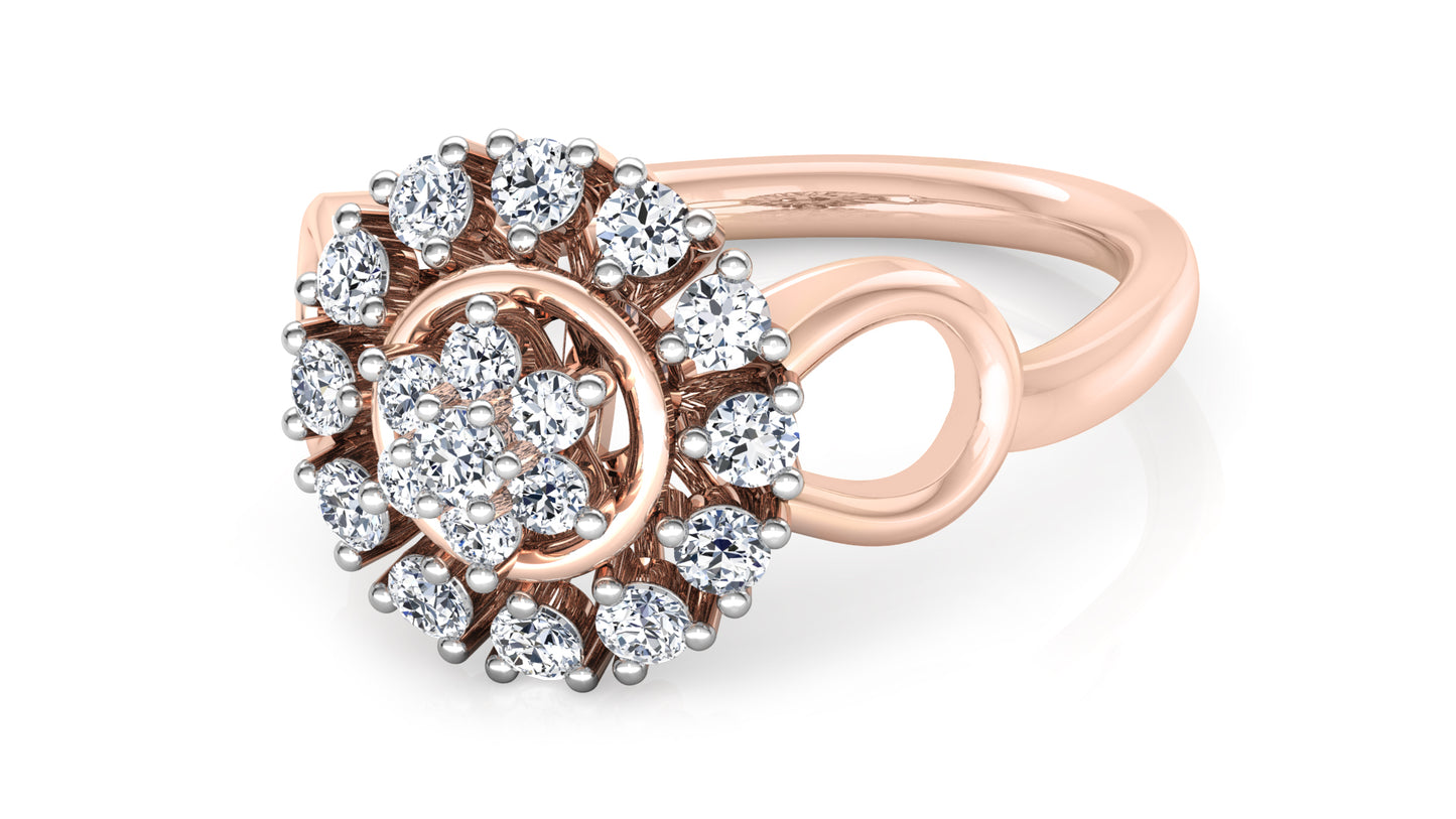 Flower Trek Diamond Ring