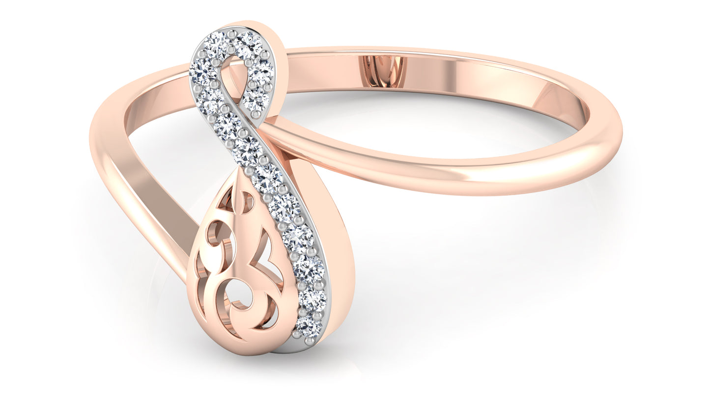 Musical Waves Diamond Ring