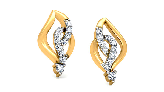 Shine Tone Diamond Earrings