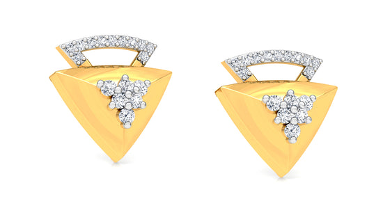 The Nabla Diamond Earrings And Pendant Set