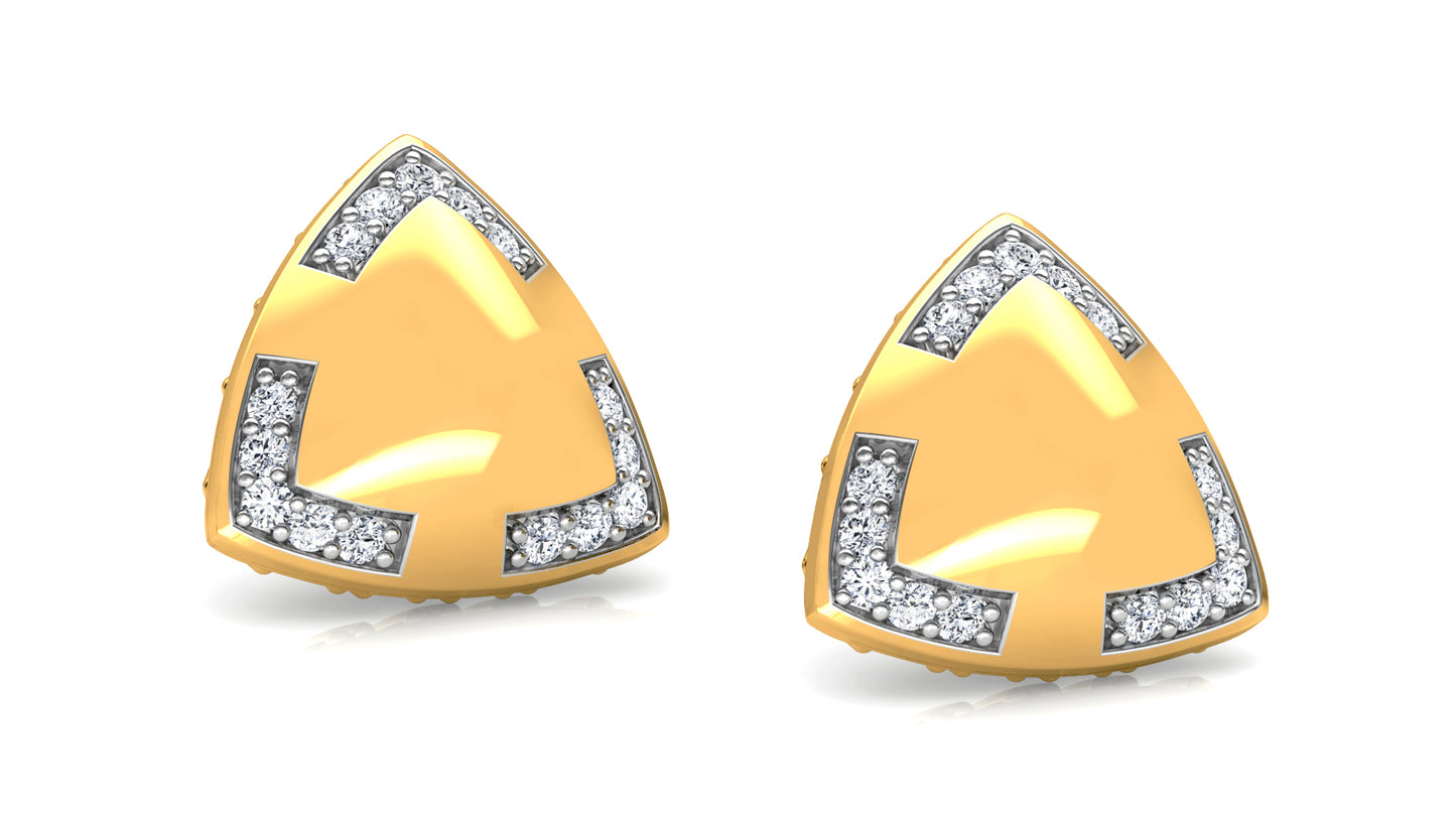 Spade Raid Diamond Earrings And Pendant Set