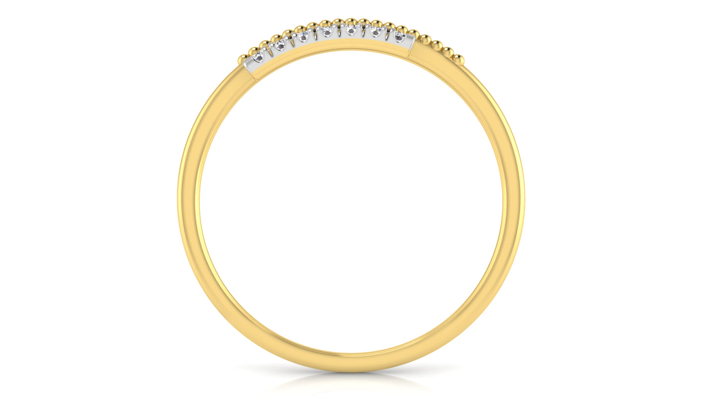 Sunkissed Bridge Diamond Ring