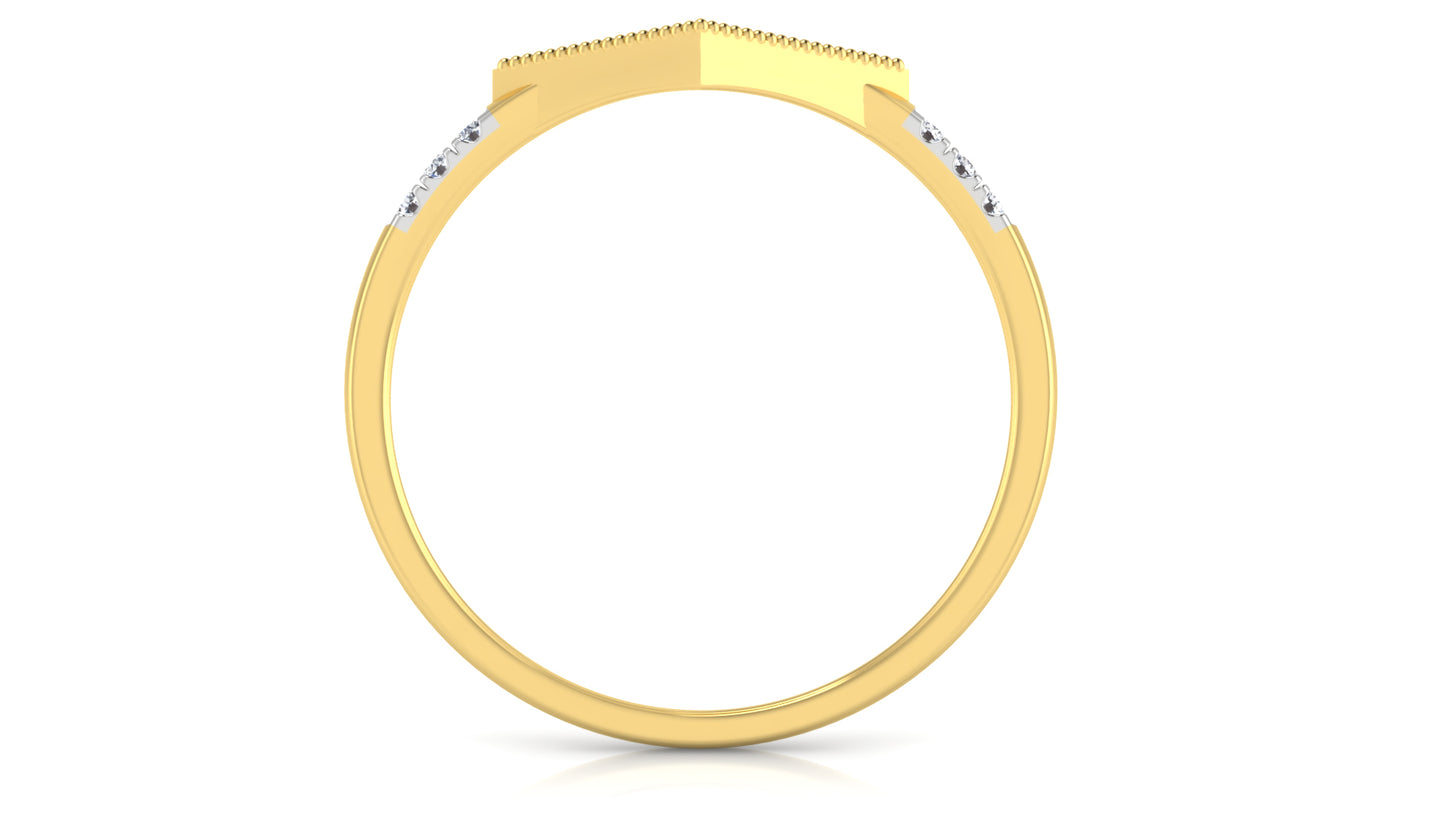 Kaju Kathli Diamond Ring