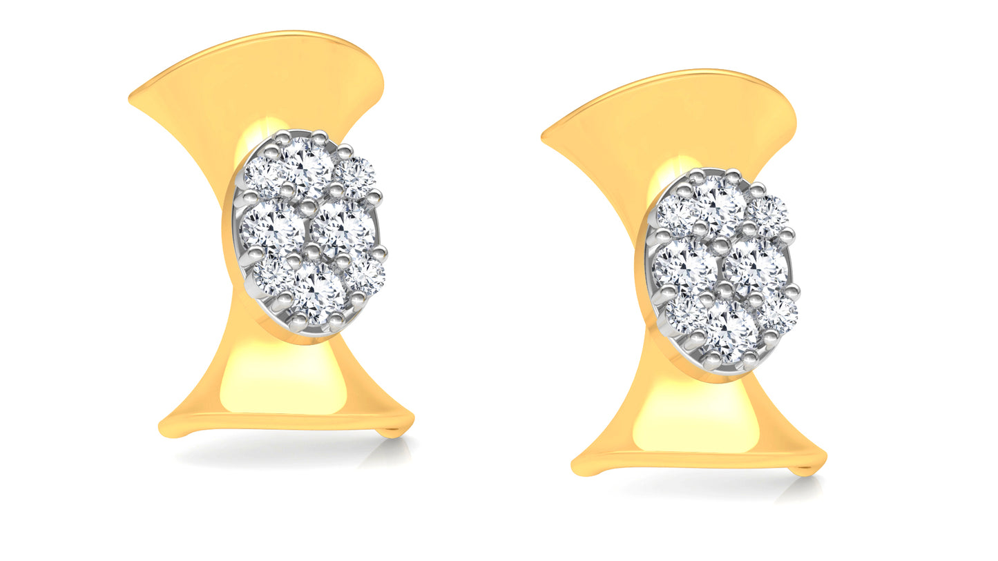 Bow Fantasy Diamond Earrings And Pendant Set