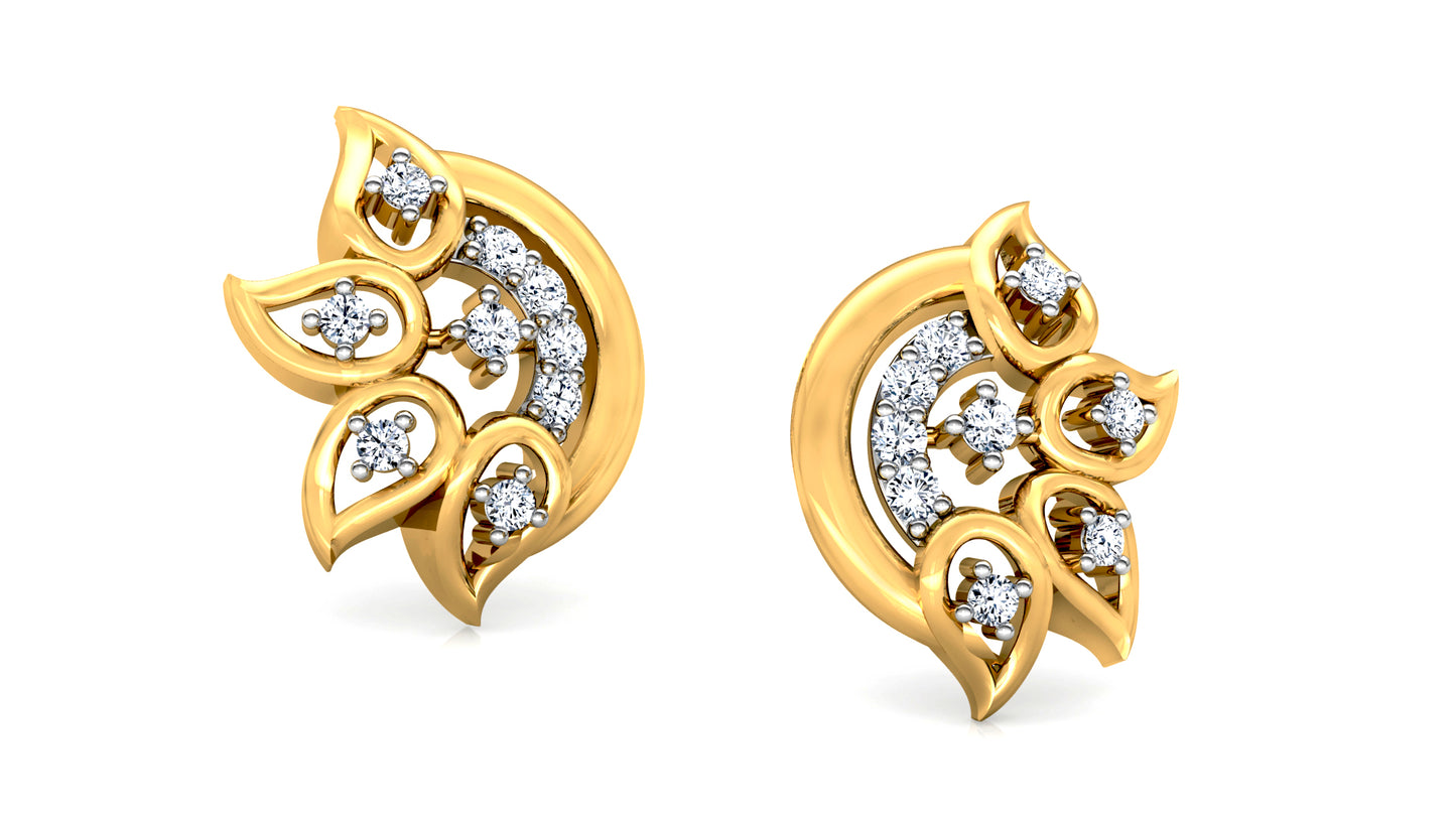 Flame Wonder Diamond Earrings