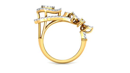 Urbane Fusion Diamond Ring