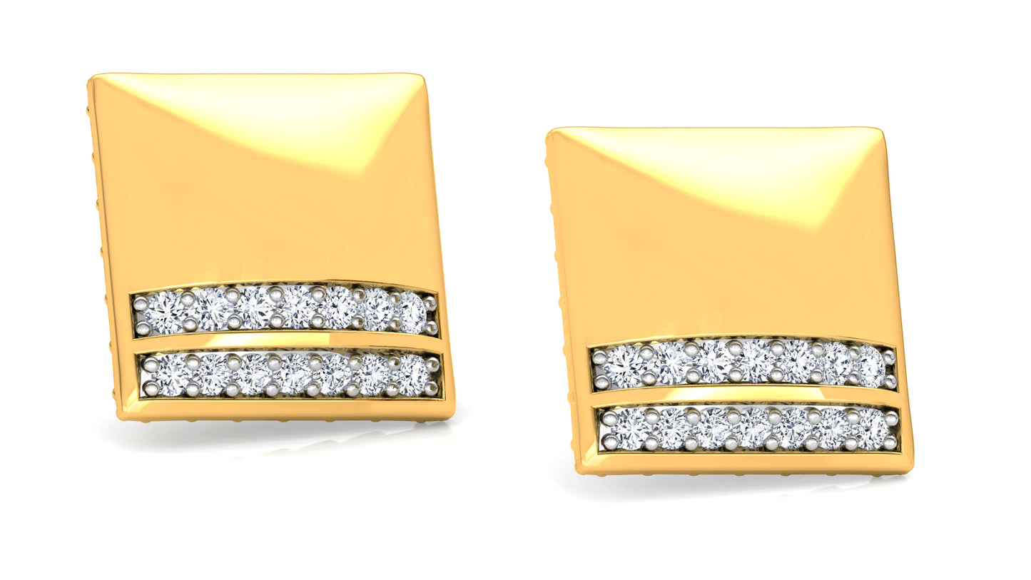 Equal Equal Diamond Earrings And Pendant SEt