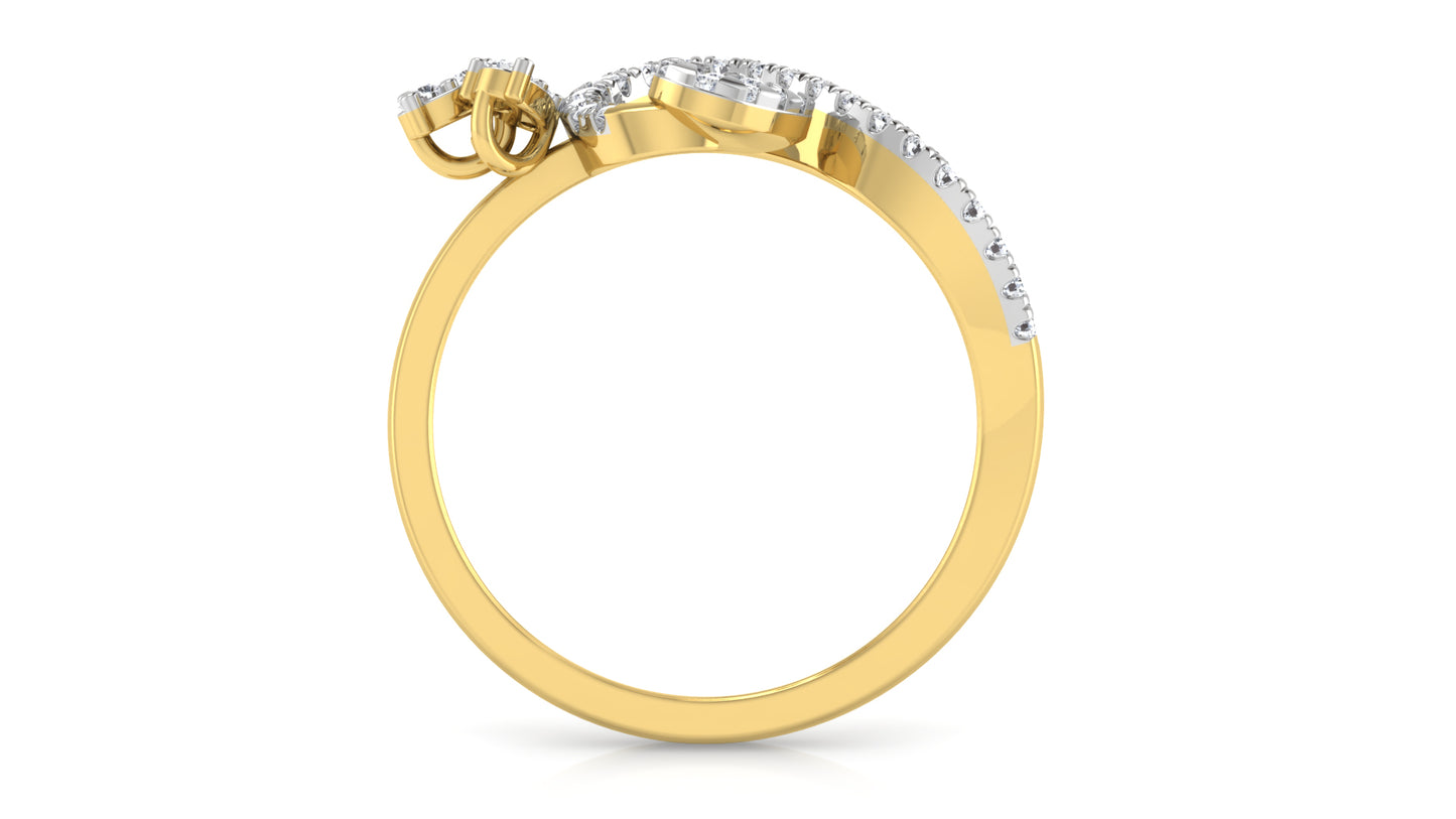 Pleasure Peak Diamond Ring