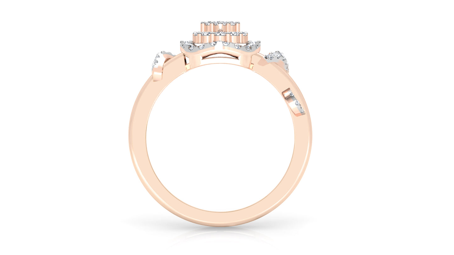 Center of Attraction Diamond Ring