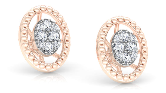 Ovaloid Beauty Diamond Earrings And Pendant Set