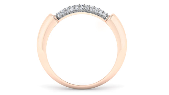 Solid Lines Diamond Ring