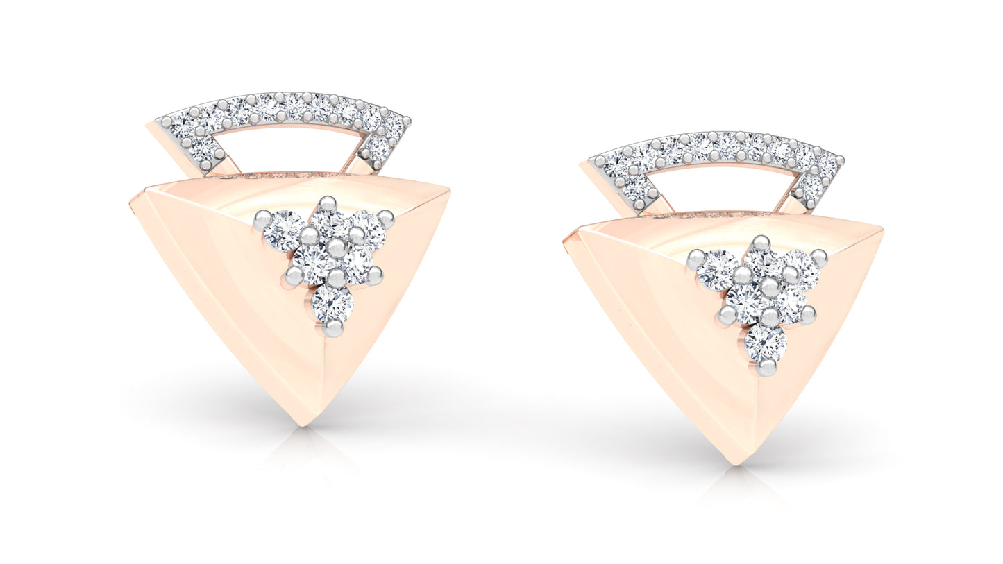 The Nabla Diamond Earrings And Pendant Set