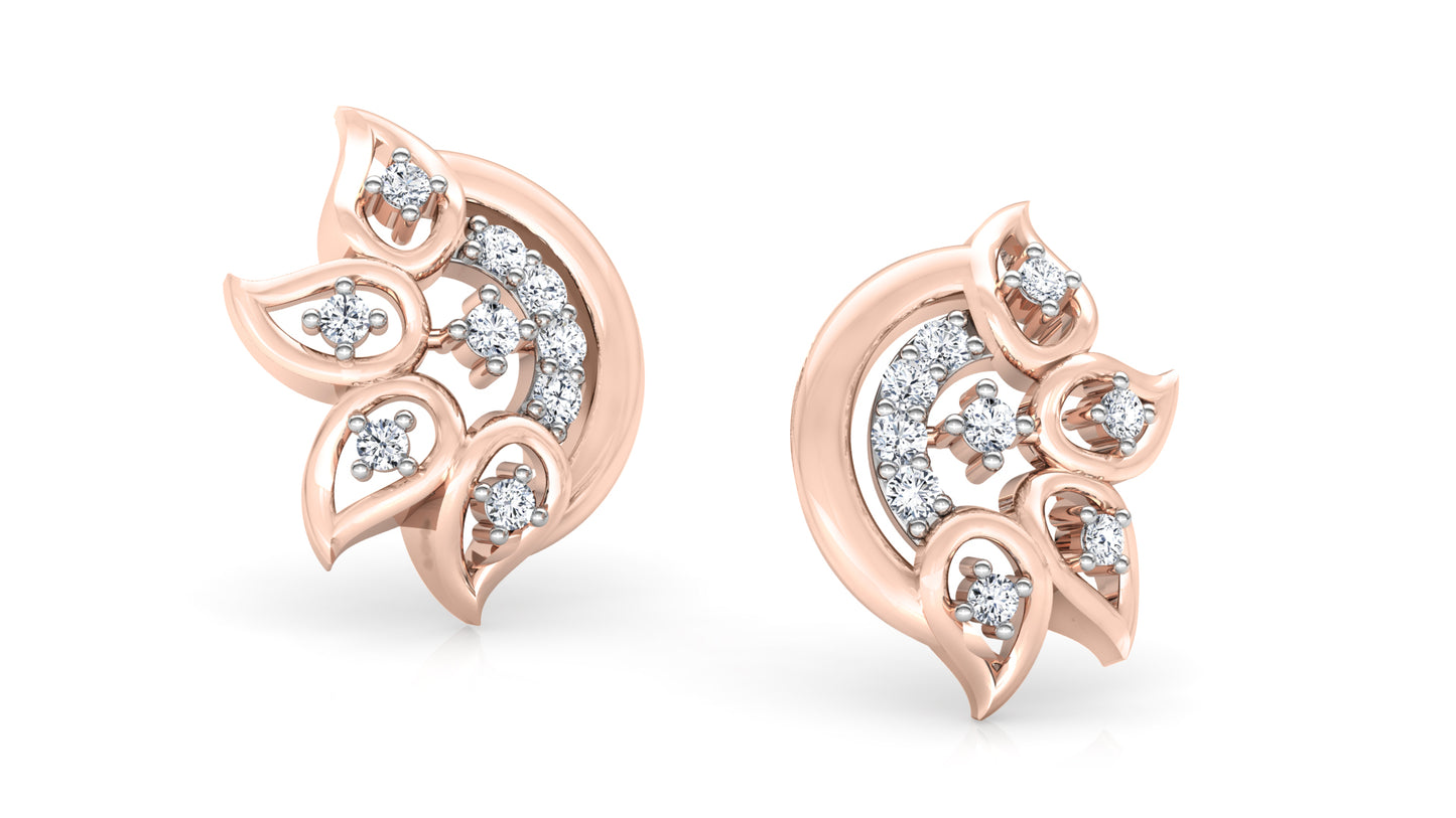 Flame Wonder Diamond Earrings