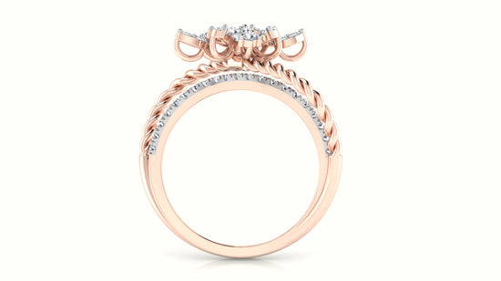 Entwined Bliss Diamond Ring