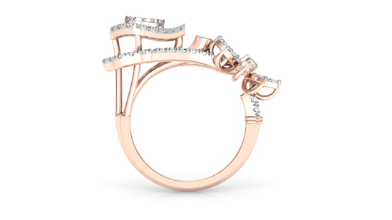 Urbane Fusion Diamond Ring