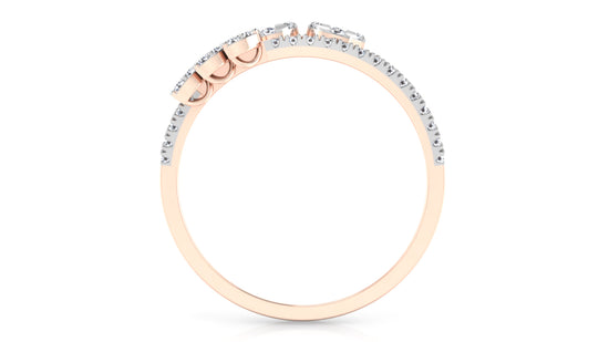 Split Band Diamond Ring