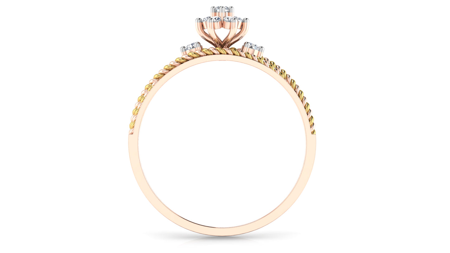 Beauty Multifold Diamond Ring