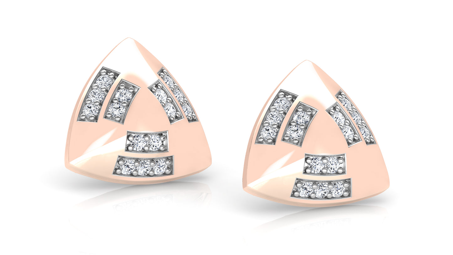 Coruscated Wonder Diamond Earrings And Pendant Set