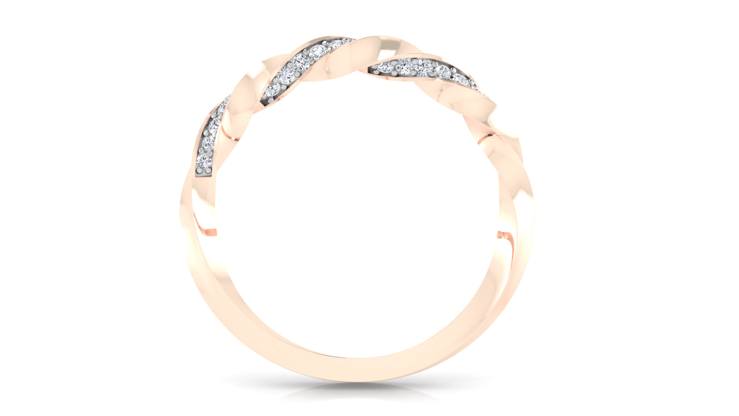 Magic Twist Diamond Ring