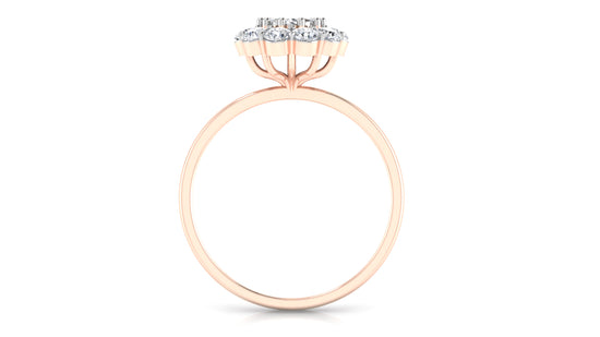 Petal Throng Diamond Ring