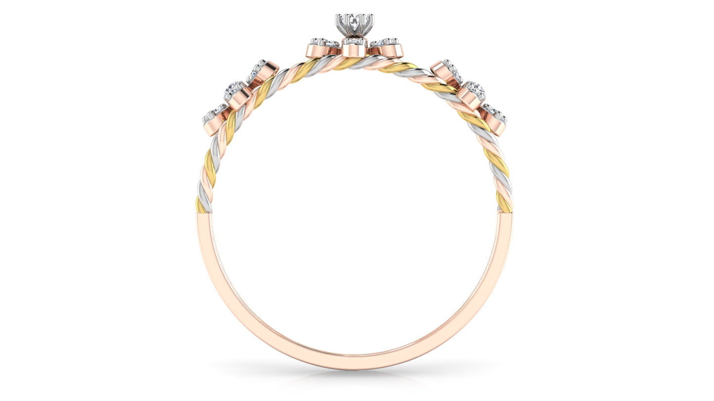 Three Musketeers Diamond Ring