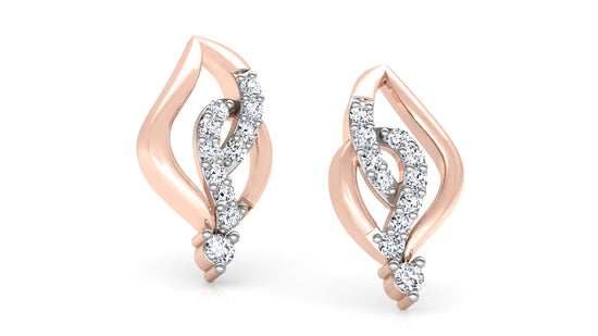 Shine Tone Diamond Earrings