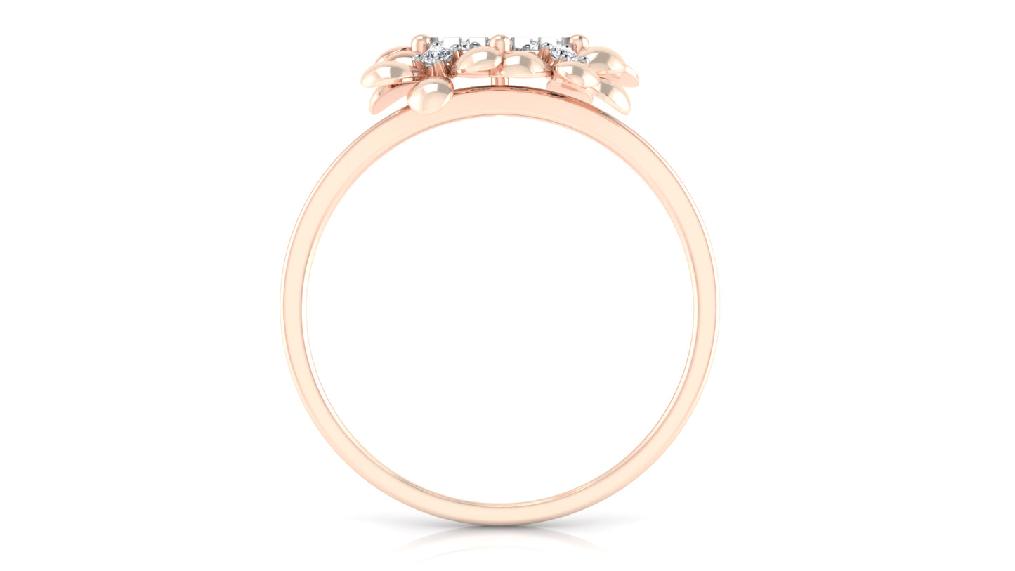 Flora Flow Diamond Ring