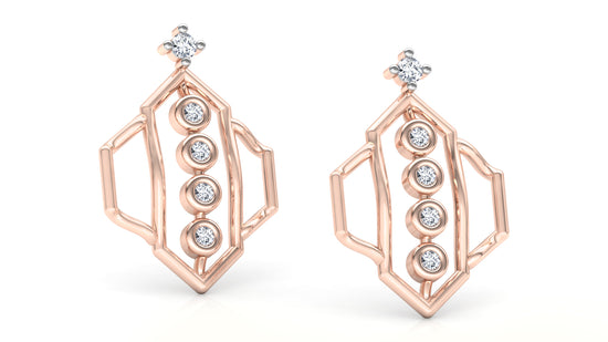 Shiny Whiny Diamond Earrings