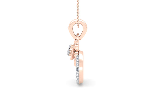 Ice Break Diamond Earrings And Pendant Set