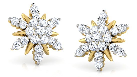 Star Summit Diamond Earrings