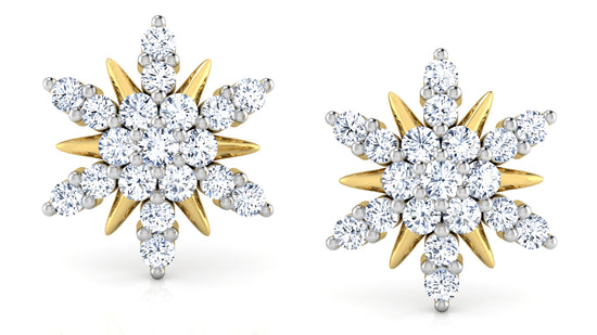 Star Summit Diamond Earrings