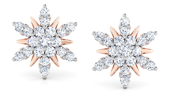 Star Summit Diamond Earrings