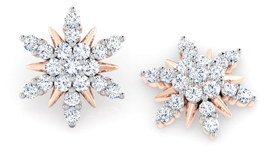 Star Summit Diamond Earrings