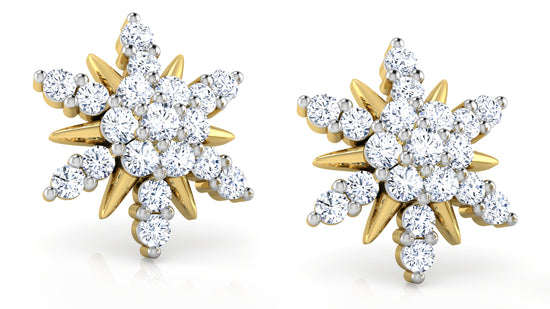 Star Summit Diamond Earrings