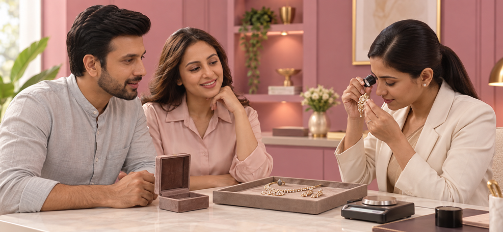 Evaluvate your existing jewellery for exchange