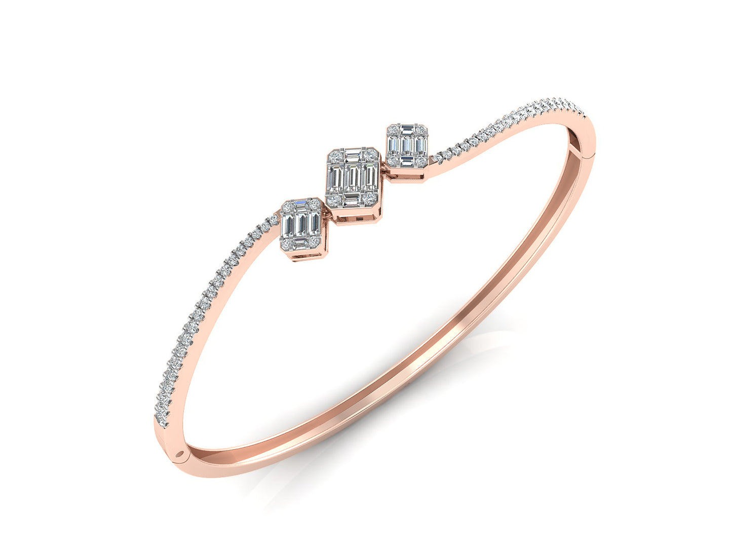 Buy Simple Sparkler Synthetic Diamond Bracelet Order Online and Shop at Diahart.