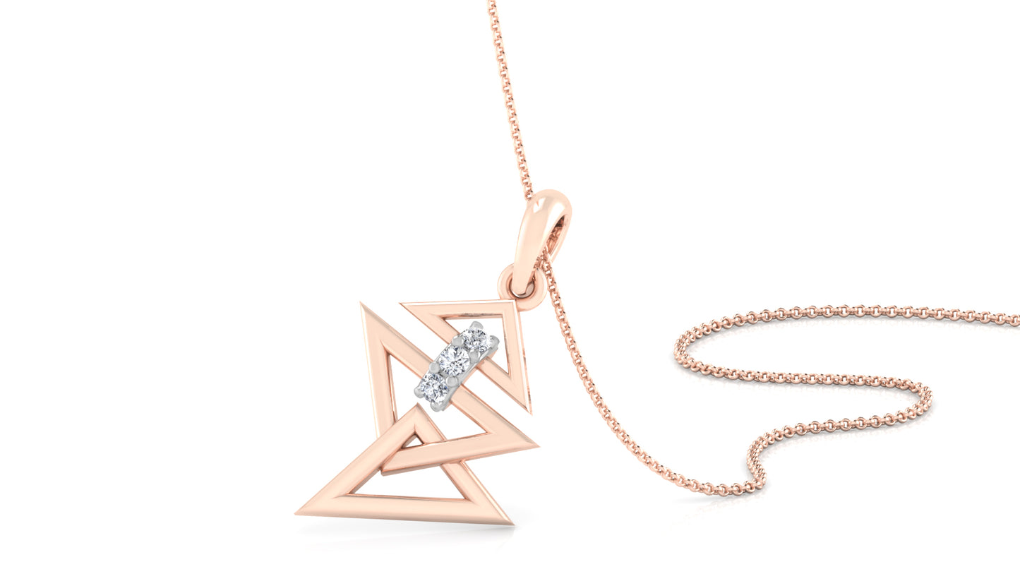 Triangular Beauty Pendant