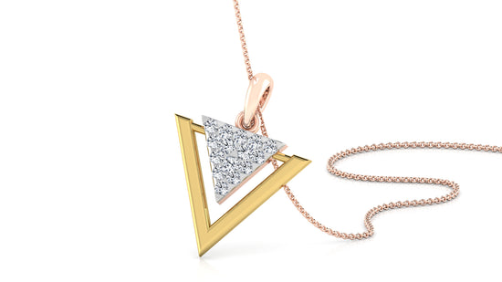 Double Triangle Pendant